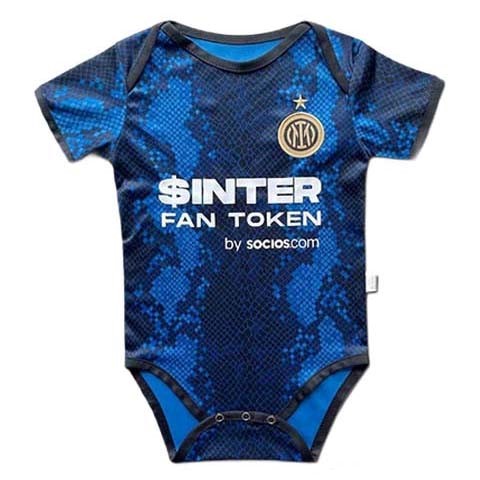 Camiseta Inter Milan Replica Primera Ropa Bebé 2021/22